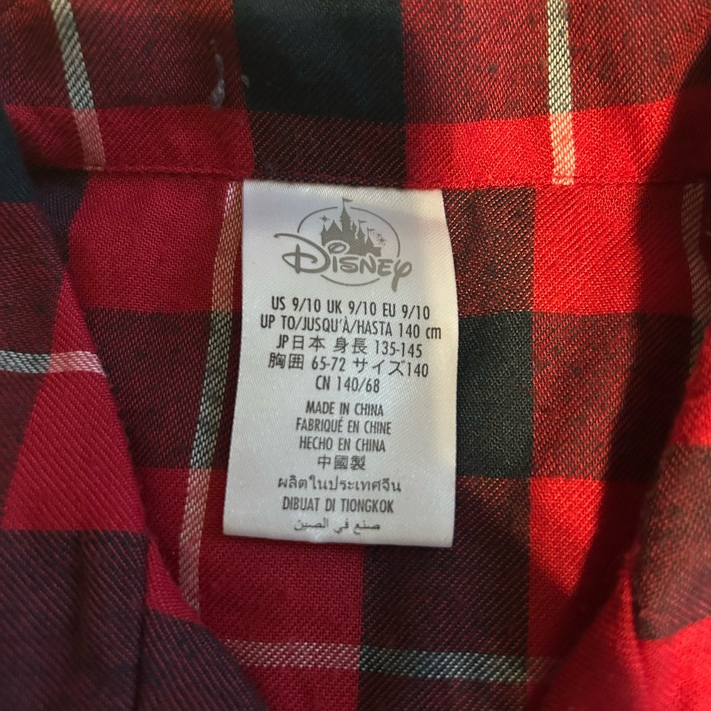 Disney Kids Christmas Flannel PJ set
